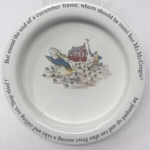 WEDGEWOOD Vintage Peter Rabbit Porridge Cereal Bowl